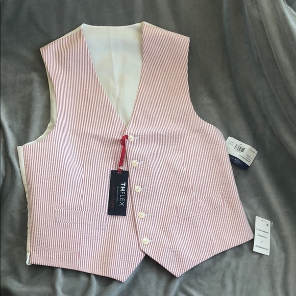 Tommy Hilfiger Other - Red/white seersucker vest